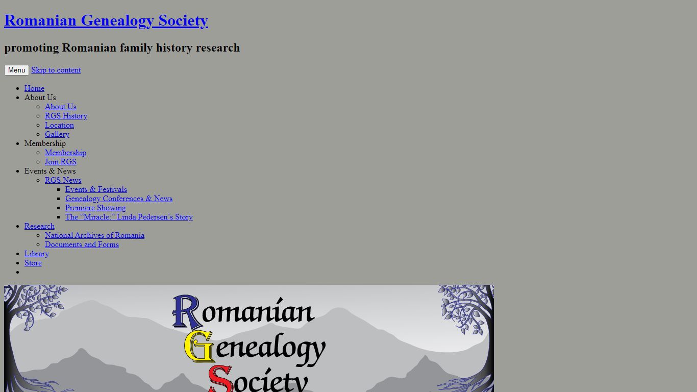 Home - Romanian Genealogy Society