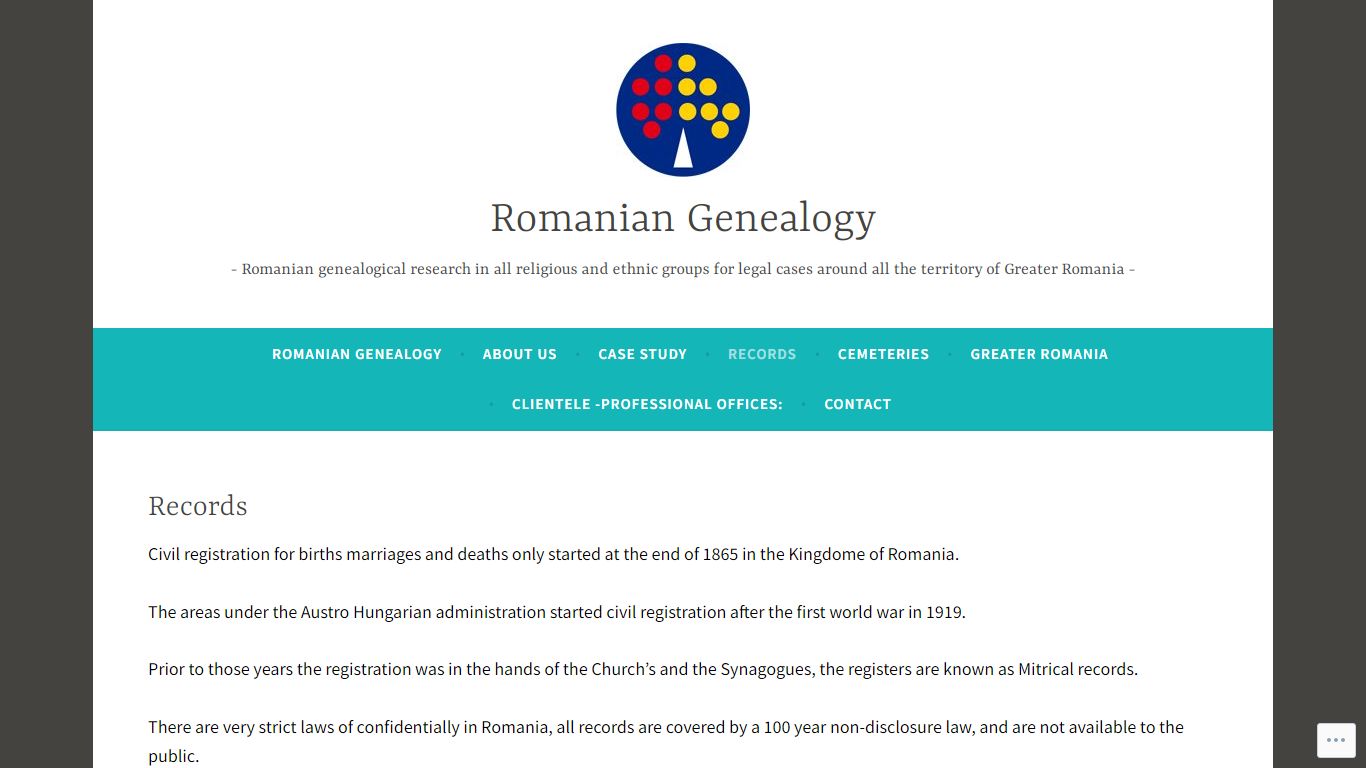 Records – Romanian Genealogy