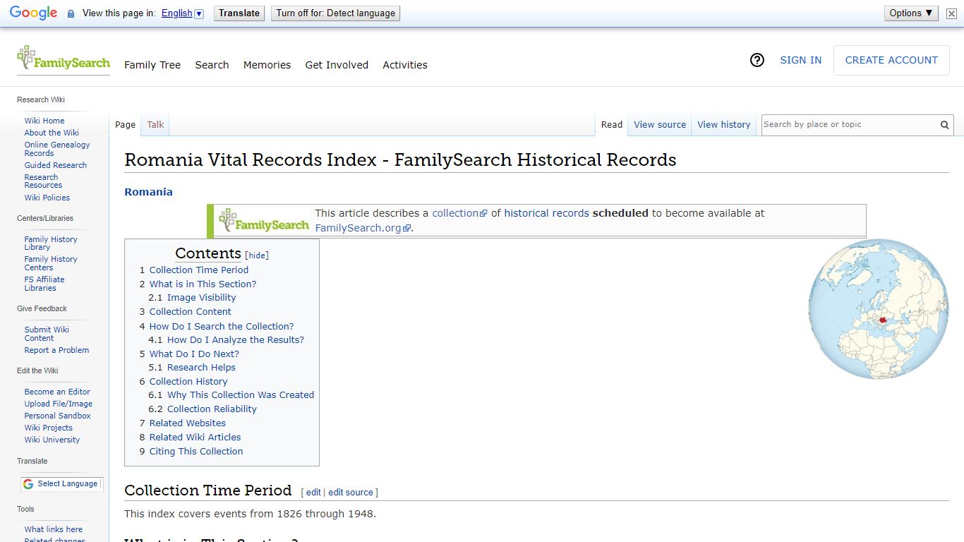 Romania Vital Records Index - FamilySearch Historical ...